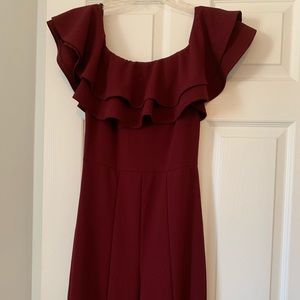 Maroon Jumpsuit